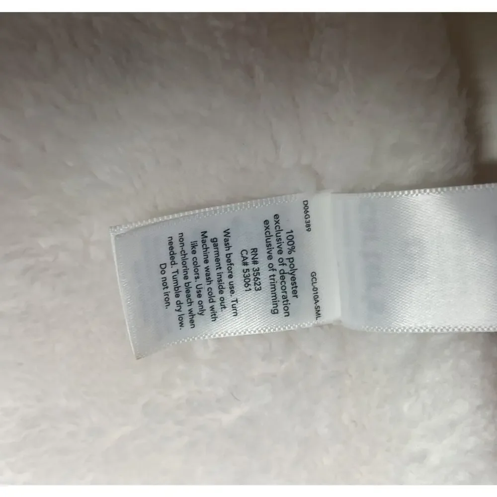 Carters Pink Cat Baby Blanket White Cream Sherpa Plush Kitty READ